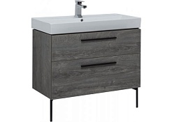 Aquanet Мебель для ванной Nova 90 дуб рошелье – фотография-11