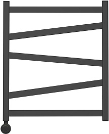 Point Полотенцесушитель электрический Феникс П5 500x600 PN15156BE черный – фотография-2