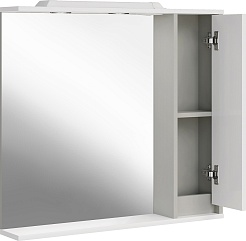 ASB-Mebel Зеркальный шкаф Мирано 85 R слоновая кость – фотография-3