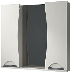 Какса-а Зеркальный шкаф Каприз 85 белый – фотография-1