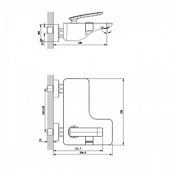 Lemark Смеситель Bellario LM6802C для ванны – фотография-2