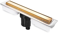 BERGES Wasserhaus Душевой лоток B1 Keramik 700 092018 золото глянец – фотография-1