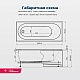 Aquanet Акриловая ванна Nexus 165x70 с каркасом – картинка-47
