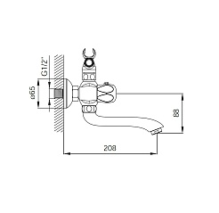 Iddis Смеситель для ванны CLASSIC PLUS CLPSB02i02 – фотография-8