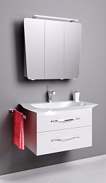 Aqwella Тумба для умывальника Simphony 90 белая – фотография-2