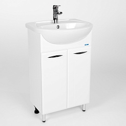 Viant Мебель для ванной Прага 55 белая – фотография-3