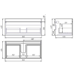 Owl 1975 Тумба с раковиной Sjel 100 – фотография-9