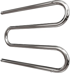 Point Полотенцесушитель водяной М-образный 600x700 PN38667P с полкой хром – фотография-2