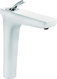 E.C.A. Смеситель для раковины чаши Novita 104108926 белый – фотография-1
