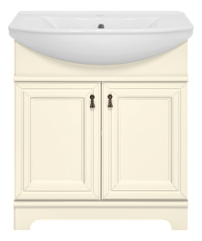 Misty Тумба с раковиной Лувр 65 слоновая кость – фотография-1