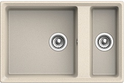 Granfest Мойка кухонная GF-LV-760K бежевый – фотография-2