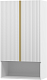 Brevita Шкаф подвесной Vega 60 белый/золото – фотография-15