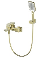 Oliveeka Смеситель для вынны с душем D OL-639003A-BG золотой матовый