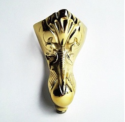 Фэма Чугунная ванна "Beatrice", ножки золото, покрытие RAL, металлик – фотография-2