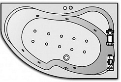 Kolpa San Акриловая ванна Lulu 170х100 L Superior – фотография-4