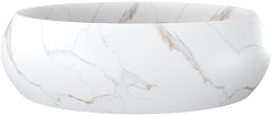Teymi Раковина накладная Laina 48.5 T51307 белый мрамор – фотография-3