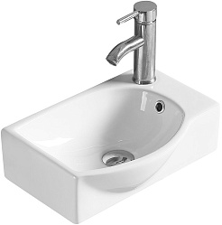 SantiLine Раковина 40.5 R SL-2018L белая – фотография-1