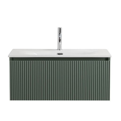 BelBagno Тумба с раковиной Uno 80 с 1 ящиком подвесная Еловый матовый с раковиной BB-8099-3-80 – фотография-2