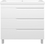 Misty Тумба с раковиной Софт 90 белая