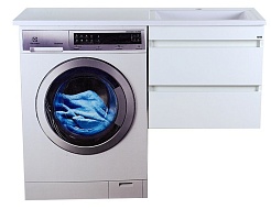 Misty Тумба с раковиной Фостер 120 R подвесная – фотография-1