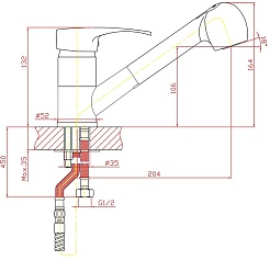 Zollen Смеситель Mainz MA72410522 – фотография-2