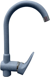 Granfest Смеситель для кухни 3023 графит – фотография-1