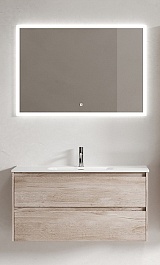Sancos Мебель для ванной Libra 100 дуб галифакс натуральный – фотография-1