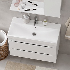 Volna Мебельная раковина Velvex Lake 80 – фотография-2