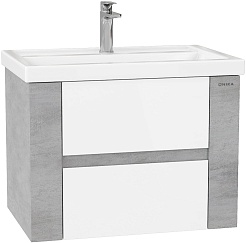 Onika Тумба под раковину Стоун 70.13 Ателье светлое – фотография-1