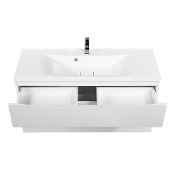 BelBagno Тумба с раковиной Marino-H60 100 подвесная Bianco Lucido – фотография-4