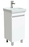 Onika Тумба под раковину Милтон Квадро 40 напольная белая