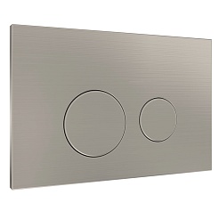 Teymi Кнопка смыва Lina T70104 нержавеющая сталь матовая – фотография-1