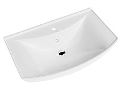 Opadiris Тумба с раковиной Омега 65 белая матовая – фотография-4