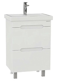 Onika Тумба под раковину Айленд 60 напольная белая – фотография-1
