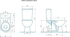 Rosa Унитаз-компакт Стиль – фотография-3