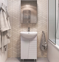 Vigo Тумба с раковиной Selena 550-2-0 белая – фотография-10