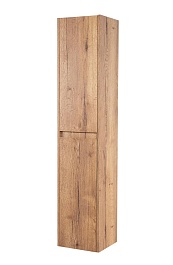 BelBagno Пенал для ванной Kraft 33/160 L Rovere Tabacco – фотография-1