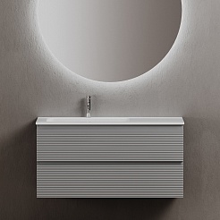 Sancos Тумба под раковину Folk 100 L ergraut soft – фотография-11