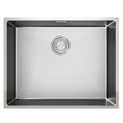 Mixline Мойка подстольный монтаж 53/43 (3,0) выпуск 3 1/2 сатин НАНО декор – фотография-2