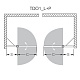 Roltechnik Душевая дверь "TDO1 1000" silver – картинка-24