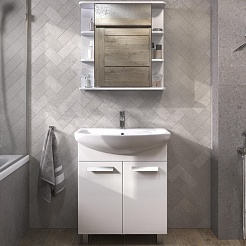 Vigo Мебель для ванной Hoska 70 белая – фотография-1