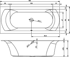 Riho Акриловая ванна Linares Velvet 180 – фотография-2