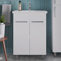 Grossman Мебель для ванной Нео 50 белая – фотография-4