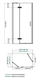 WasserKRAFT Душевой уголок Aller 10H07L – фотография-2
