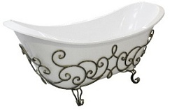 Эстет Кованная подставка Скарлетт (цвет патина) – фотография-1