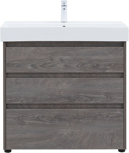 Aquanet Тумба под раковину Nova Lite 85 дуб рошелье – картинка-3