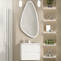 Brevita Мебель для ванной Riva 60 подвесная белая