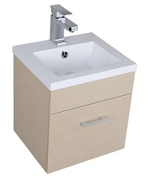 Aquanet Тумба с раковиной Нота 40 лайт светлый дуб – фотография-5