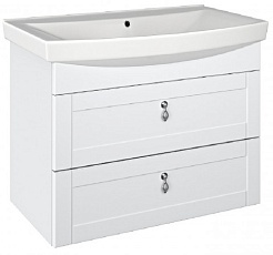 Runo Тумба для умывальника Мерида 70 подвесная – фотография-1