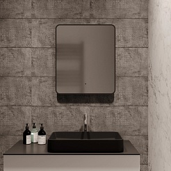 Mixline Зеркало Премьер Инканто 60 черное – фотография-7